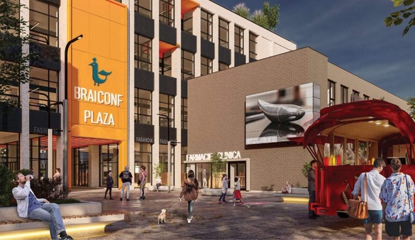 SURPRIZĂ FOTO Celebra fabrică Braiconf, transformată în Braiconf Plaza