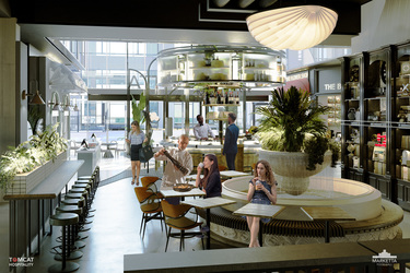 FOTO Restaurantul Em Sherif Café intră în România și deschide o unitate în Marketta, fosta fabrică Ford din România preluată de One United, cel mai mare food hall din Europa de Est