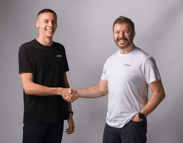 FOTO UiPath l-a numit pe David Popovici drept Ambasador Global