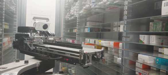 FOTO Roboți în spitalele din România. Cum îți fac ordine în medicamente. Secția de neonatologie de la Spitalul „Marie Curie” are din această vară un robot pentru activitatea de farmacie