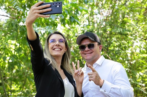 FOTO Ministru german s-a plimbat prin Parcul Natural Văcărești