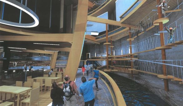 Salina Turda va fi extinsă. 5 lifturi panoramice, râu artificial, alei suspendate FOTO