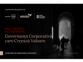 Envisia și Universitatea Româno-Americană lansează a 11-a cohortă a programului postuniversitar „Guvernanță Corporativă care Creează Valoare”