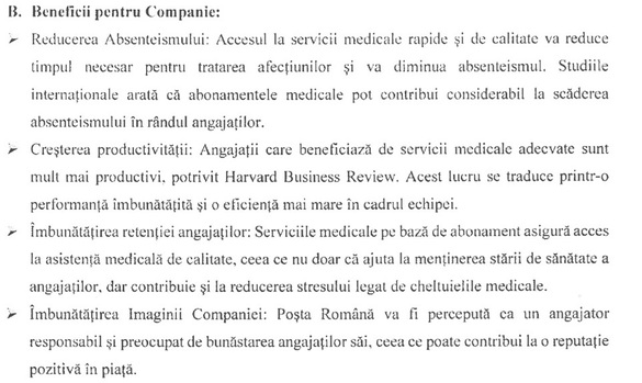 MedLife vrea să reducă absenteismul printre salariații Poștei