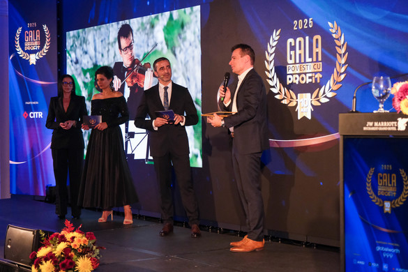 VIDEO&FOTO Gala specială 10 ani - Profit.ro a premiat manageri de top și companii românești de succes, dar și un tânăr olimpic de excepție al României, la Gala Povești cu Profit... Made în România