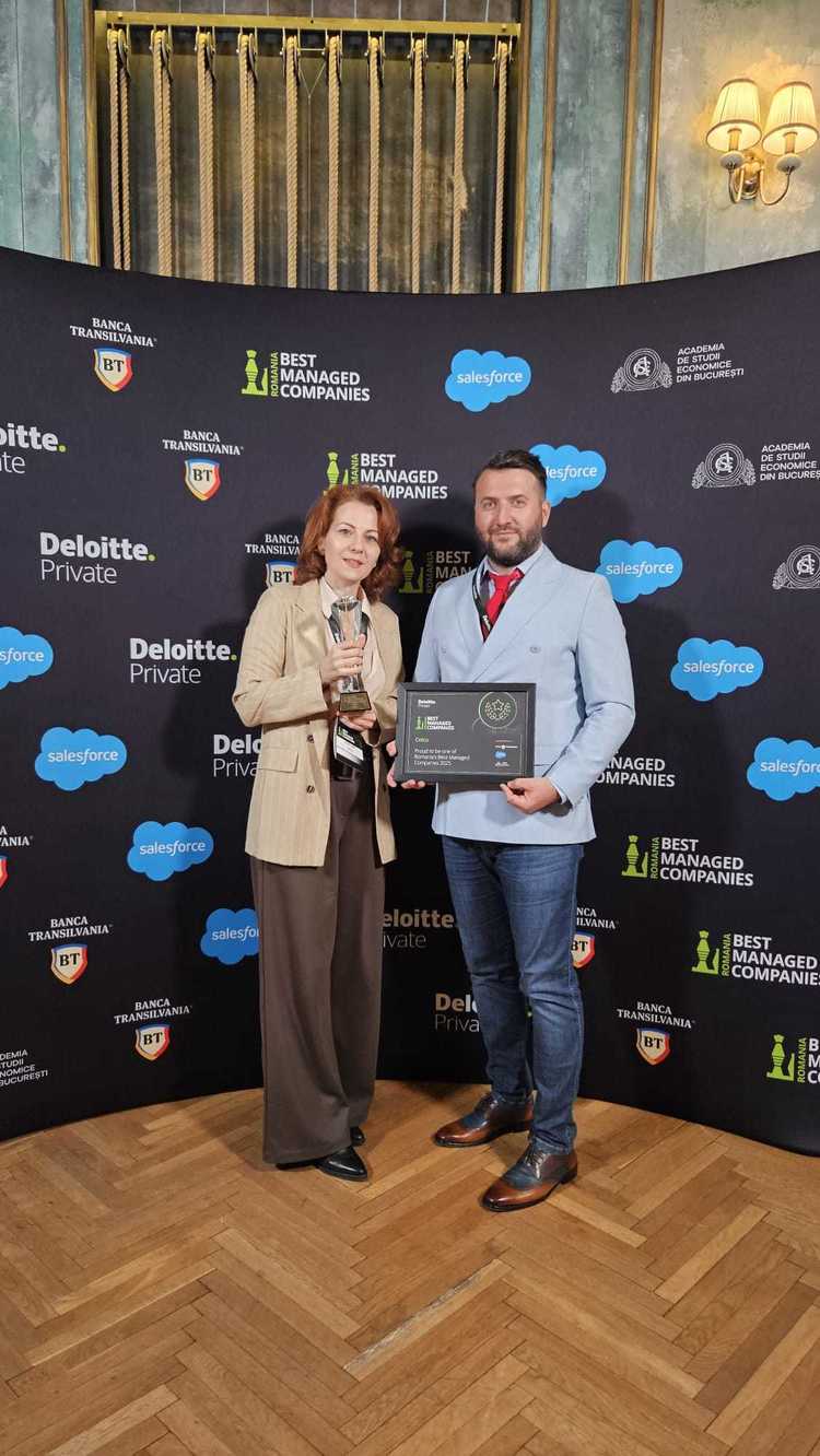 CELCO marchează două momente strategice: extinderea capacității de producție prin pornirea fabricii din Călărași și a patra recertificare consecutivă în programul Deloitte Best Managed Companies