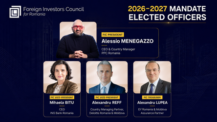 Consiliul Investitorilor Străini are o nouă echipă de conducere 