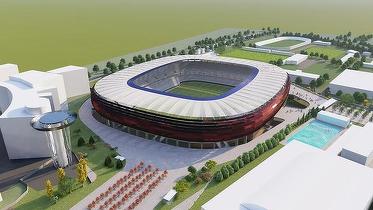 FOTO Start pentru un nou mare stadion în România, după multe întârzieri. Încep lucrările la noul Dinamo