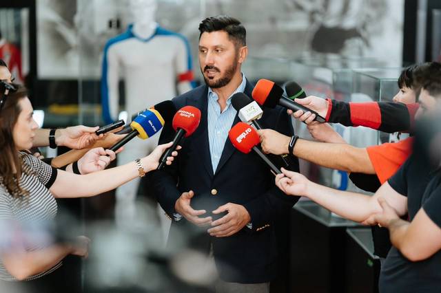 Ciprian Marica a inaugurat o expoziție temporară la Muzeul Fotbalului din București