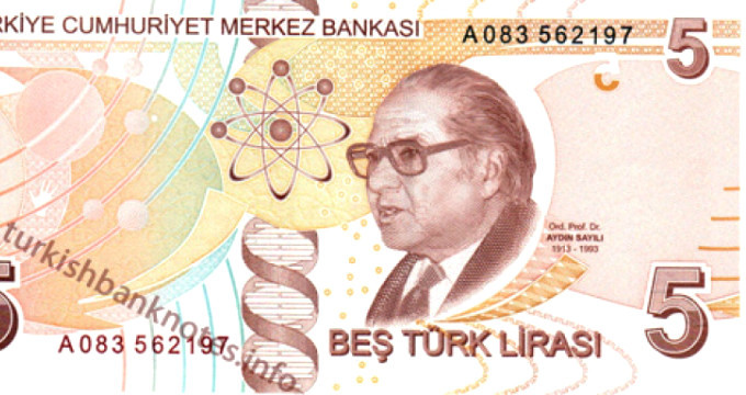 Un laureat al premiului Nobel a identificat o eroare pe bancnotele turcești
