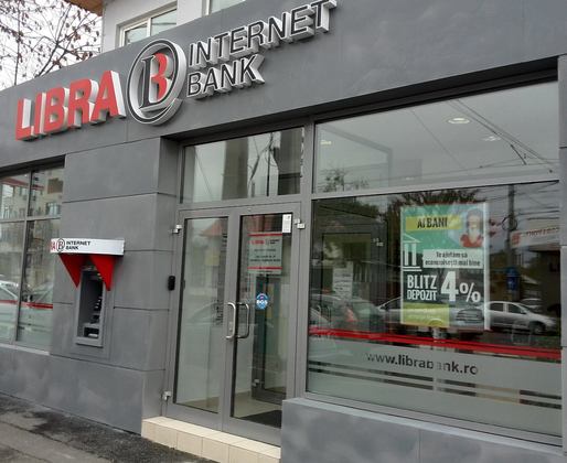 Libra Internet Bank a obținut anul trecut un profit net în creștere cu 33%, la 32 milioane lei