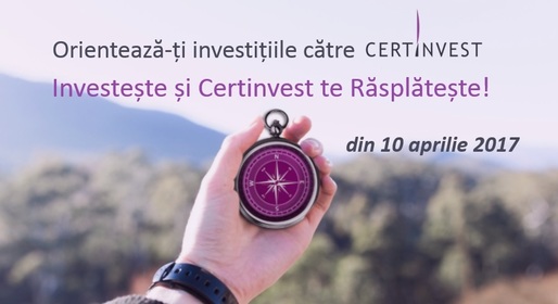 Certinvest lansează astăzi, 10 aprilie 2017, campania promoțională “Investește și Certinvest te Răsplătește!” (P)