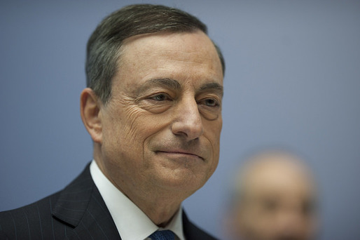 Euro a urcat la maximul ultimilor 2 ani după discursul optimist al președintelui BCE, care sugerează că retragerea programului actual de stimulare ar putea fi discutată în toamnă 
