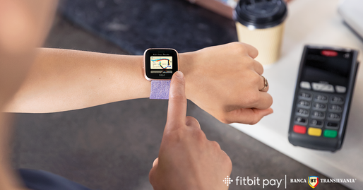 Metoda de plată Fitbit Pay a devenit disponibilă pentru clienții Băncii Transilvania