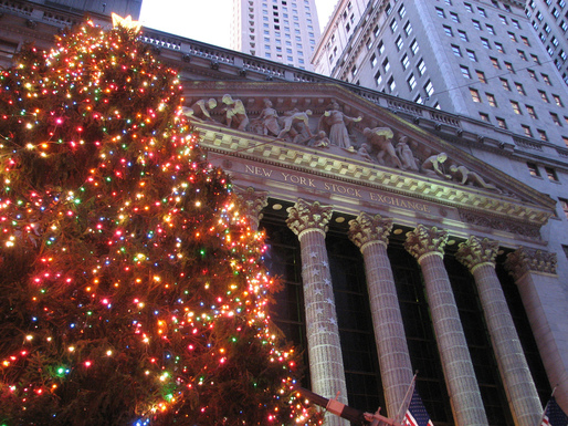 Acțiunile de pe Wall Street se depreciază puternic în ajun de Crăciun. Scădere și pe bursele europene, în cel mai slab an post-criză