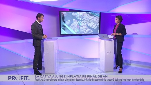 VIDEO Ora de Profit.ro - Dan Suciu, BNR, despre cea mai mare inflație din ultimul deceniu: E clar - prognoza noastră a fost depășită. Încercăm să stăvilim transferul creșterilor de preț dinspre energie. Mesajul băncii centrale pentru piață 