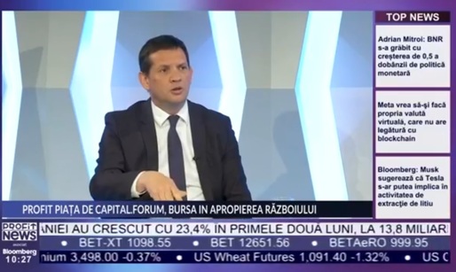 Profit Piața de Capital.forum: Adrian Tănase, director general BVB: Contrapartea Centrală ar urma să primescă autorizarea până la finalul anului. Produsele derivate de la BVB – cel mai probabil o poveste doar pentru 2023