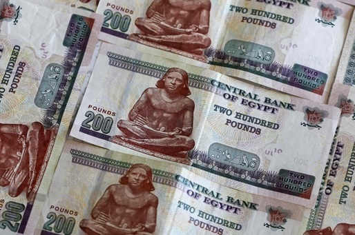 Egiptul a majorat dobânda cheie cu 6 puncte procentuale; lira egipteană a scăzut la un minim record față de dolar