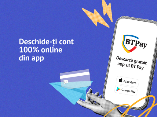 Românii din diaspora pot deschide conturi 100% online prin BT Pay, chiar dacă au telefon de străinătate, fără niciun call cu agenții băncii