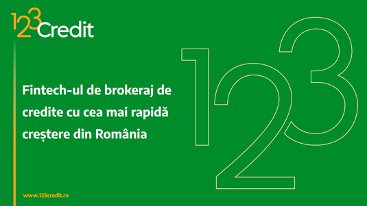 123Credit.ro - Fintech-ul de brokeraj de credite cu cea mai rapidă creștere din România