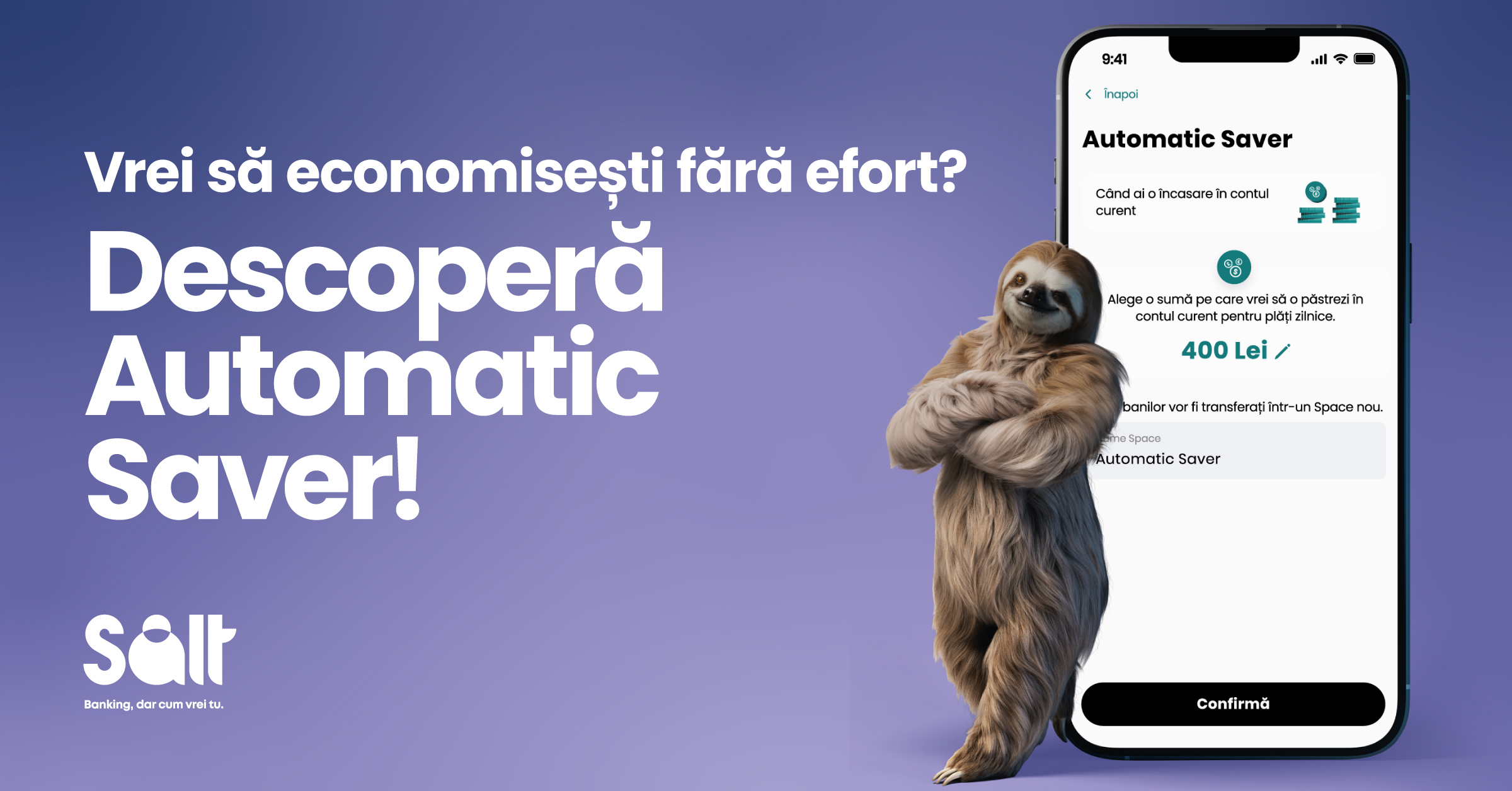 Salt Bank automatizează economisirea: Acum poți pune bani de-o parte fără grija „fondurilor insuficiente”