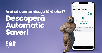 Salt Bank automatizează economisirea: Acum poți pune bani de-o parte fără grija „fondurilor insuficiente”