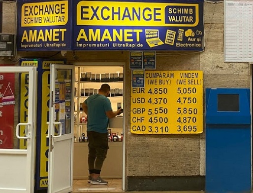 Cursul valutar anunțat de BNR. 1 euro este cotat la 5,1036 lei 