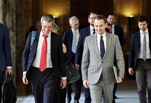 FOTO Mari investitori americani și internaționali au venit la Bolojan pentru a a vedea ce măsuri ia pentru reducerea deficitului 