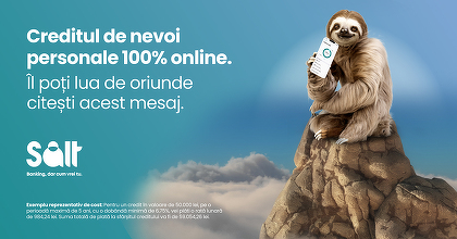 Creditul de nevoi personale de la Salt - fără comisioane sau asigurări, cu una dintre cele mai mici DAE din piață