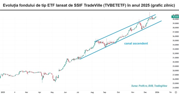 GRAFICE Poveste spectaculoasă, cu randamente de excepție pentru instrumentele financiare lansate în primăvară. Piața fondurilor de tip ETF a închis anul 2025 la borna de 900 milioane lei