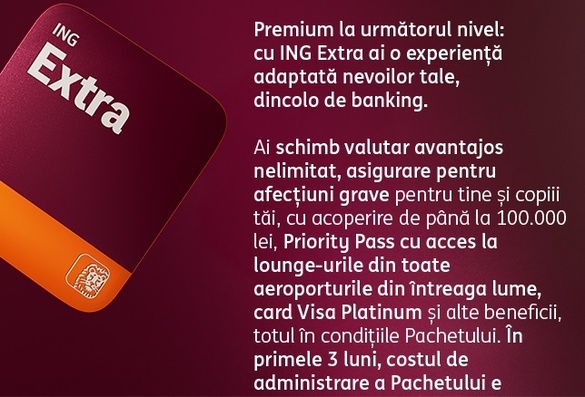 ING anunță clienții din România legat de o facilitate la creditul ING Personal