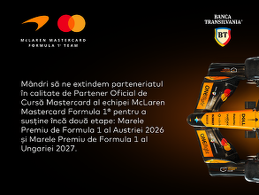 După Hungaroring, Banca Transilvania continuă cursa cu monopostul McLaren și la Austrian Grand Prix 2026