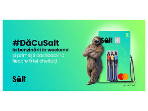 Salt Bank oferă cashback la benzină: 20 de bani/litru, în două weekenduri consecutive