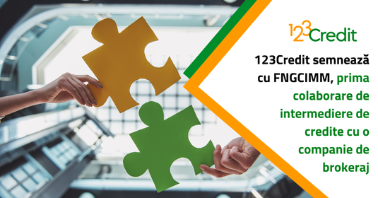 123Credit semnează cu FNGCIMM, prima colaborare de intermediere de credite cu o companie de brokeraj