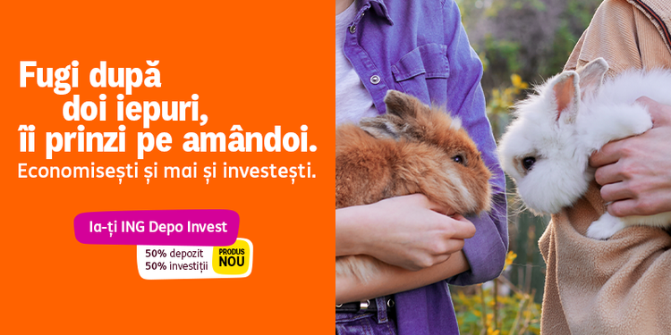 FOTO ING anunță clienții din România că apare o nouă opțiune în Home’Bank: lansează ING Depo Invest