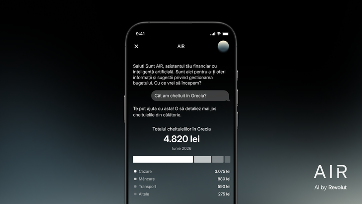 Revolut lansează în România asistentul AI
