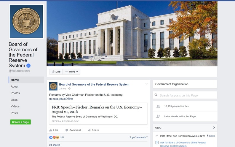Pagina de Facebook a băncii centrale a SUA, asaltată de troli: \