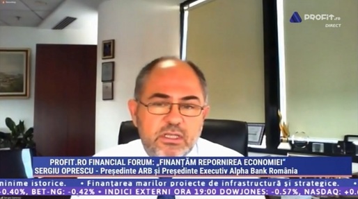 Profit.ro Financial Forum - Sergiu Oprescu, Alpha Bank: Este foarte importantă panta de revenire de anul viitor. Trebuie să vedem care sunt sectoarele economice cu tracțiune