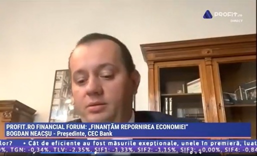 Profit.ro Financial Forum - Bogdan Neacșu, CEC Bank: Clienții ne impun un trend. Nu mai vor să vină la bancă, vor să rezolve de acasă. Trebuie să ajustăm produsele și modul în care le punem la dispoziția clienților
