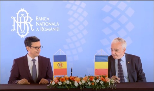 BNR semnează un nou acord de cooperare cu Banca Națională a Moldovei