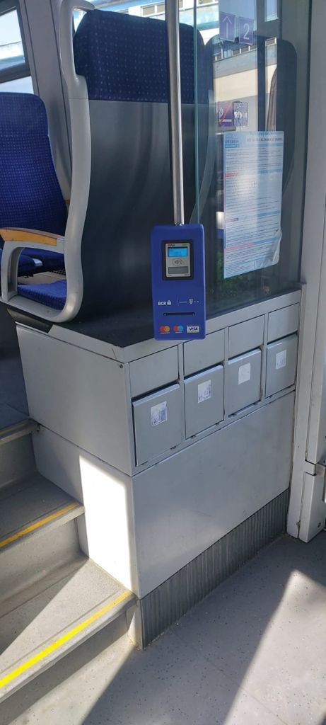 CFR introduce plata cu cardul contactless în trenurile spre Aeroportul Coandă