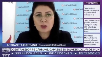 Videoconferința Profit.ro IMM - Antoaneta Curteanu, UniCredit Bank: Bani sunt, e nevoie de transparență din partea companiilor, să facă alături de bancă niște calcule sustenabile