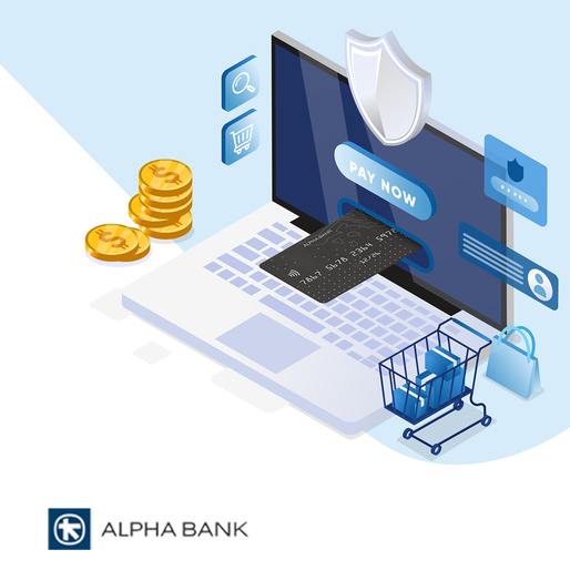 Alpha Bank anunță lansarea în premieră pe piața locală a opțiunii de tokenizare a cardurilor pentru comercianții și integratorii online 