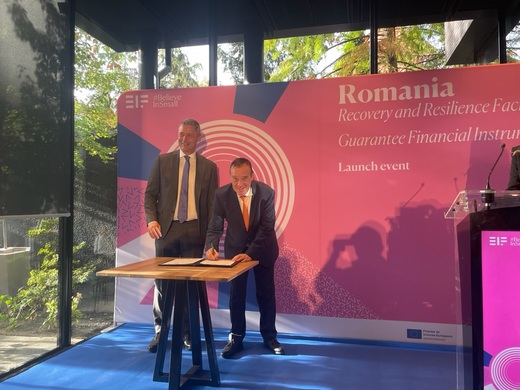 Garanții de 1 miliard de euro pentru creditele IMM prin PNRR:  FEI a semnat acorduri cu cinci bănci. Urmează încă cel puțin cinci, până la garanți totale de 2,5 miliarde
