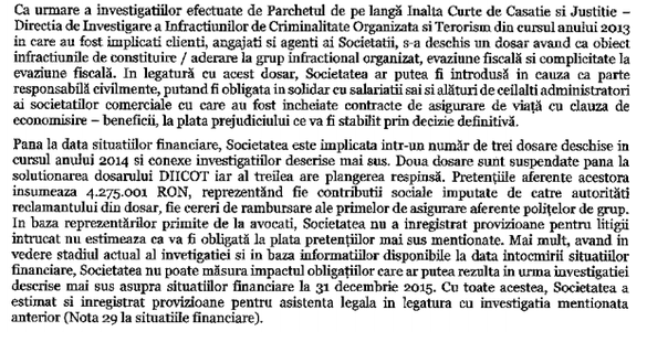 Instanța constată prescrierea faptelor într-un dosar BCR Asigurări de Viață 