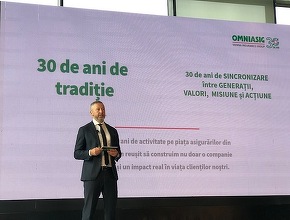 FOTO Omniasig a subscris în ultimii 30 de ani prime de asigurare de peste 30 miliarde lei și a plătit daune către păgubiți de 18 milliarde lei. Mihai Tecău, Președinte Directorat: Ne-am propus atingerea unui profit net similar celui atins în  2024