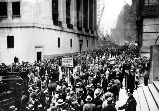 Crahul bursier din 1929: Când "cerul albastru" s-a prăbușit peste investitori