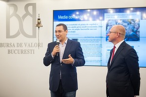 Poante cu Victor Ponta la bursă