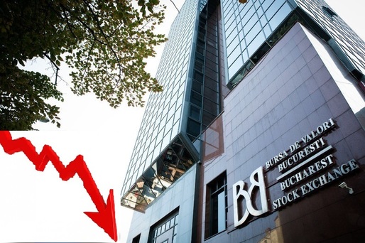 Bursa românească își reia declinul. Acțiunile Băncii Transilvania dau tonul deprecierilor