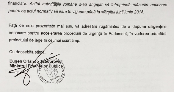 România riscă un nou proces la CJUE dacă nu adoptă noile reguli privind piețele de instrumente financiare. Teodorovici cere acțiune rapidă